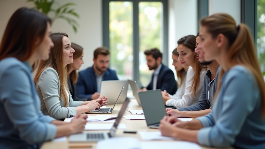 Equipo de profesionales trabajando colaborativamente en asesoramiento fiscal